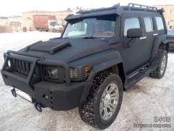 Hummer H3 Black Horror