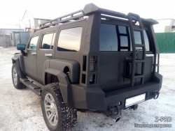 Hummer H3 Black Horror