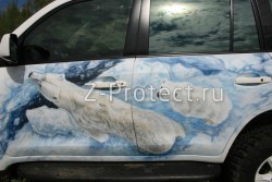 Toyota Land Cruiser 200 White bears Neklen